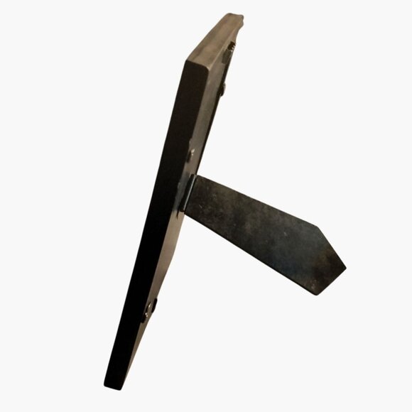 Black Wooden Picture Frame Easel Back Wall Mount Desk top Office 5x7 - Picture 3 of 4